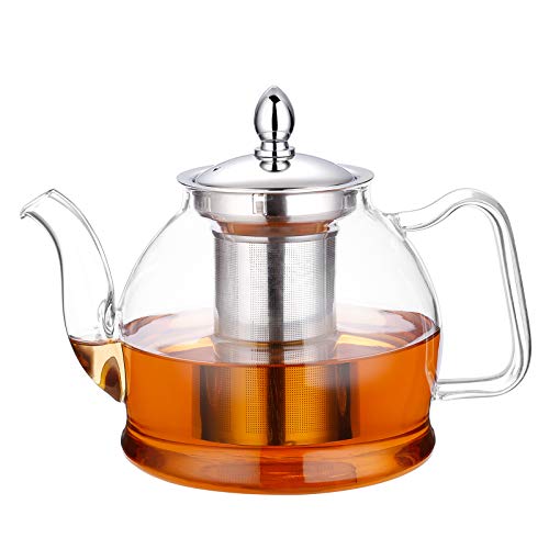 HIWARE 1000ml Glass Teapot