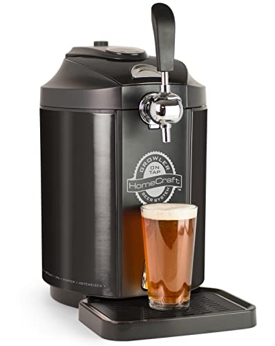Homecraft Black Stainless Steel Tap Beer Cooling Kegerator Kit