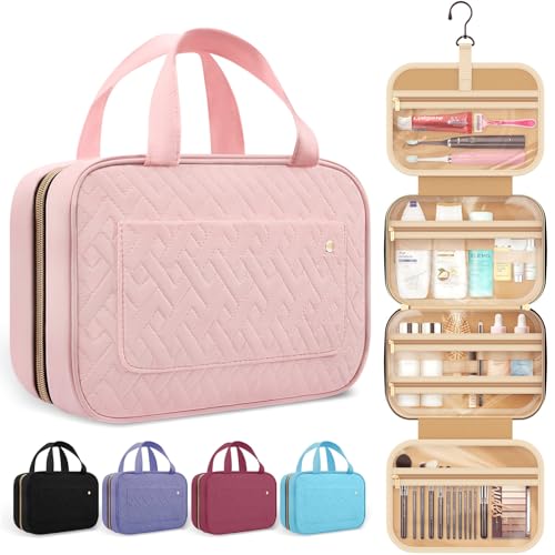 HOTOR Women's Travel Toiletry Bag - Pink