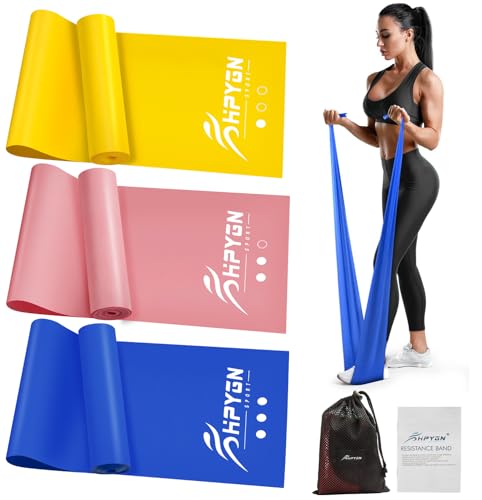 HPYGN Non-Latex Elastic Resistance Bands for Home Workouts
