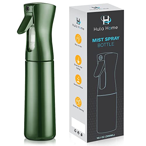 Hula Home 10.1oz Continuous Spray Bottle - Versatile Green Water Mist Sprayer
