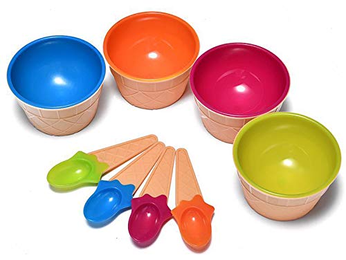 Ice Cream Bowl Spoon Set