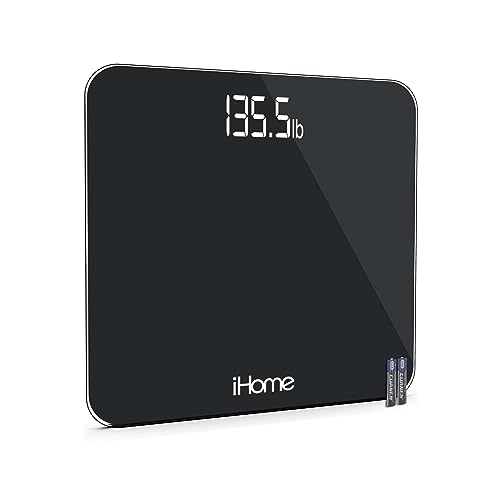 iHome Bathroom Scale - High Precision Body Weight Scale