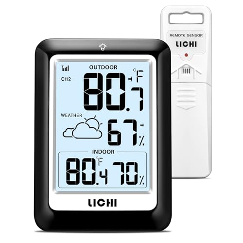 Indoor Outdoor Thermometer Wireless