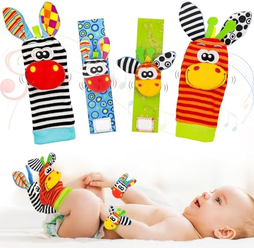 Infant Rattle Socks Toy Set