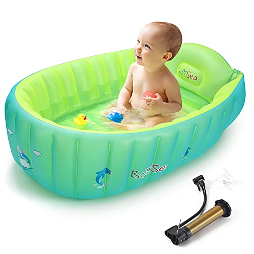 Inflatable Baby Bathtub with Air Pump