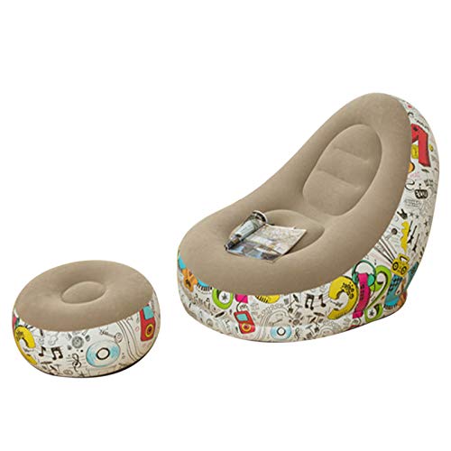 Inflatable Lounge Chair with Ottoman