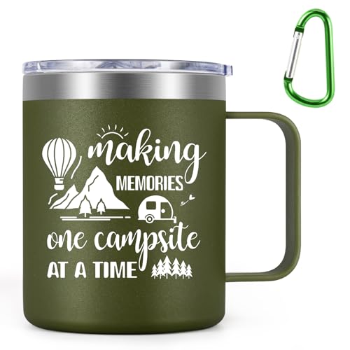 Insulated 12 oz Camper Coffee Mug - Perfect for Gifts