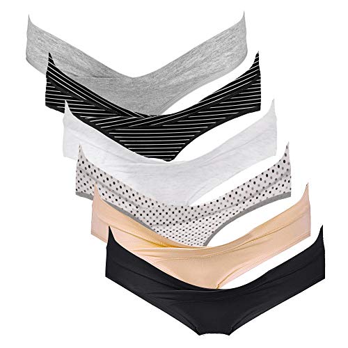 Intimate Portal Maternity Underwear: Cotton Bikinis 6-Pk