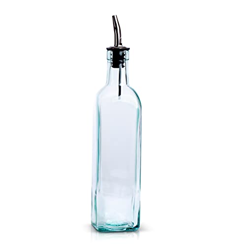 Italian Glass Olive Oil Dispenser Bottle