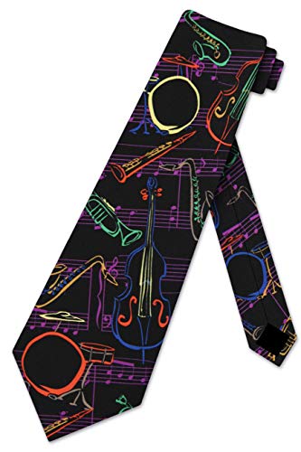 Jazz Instruments Men's Necktie