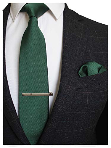 JEMYGINS Formal Men's Tie, Pocket Square & Tie Clip Sets