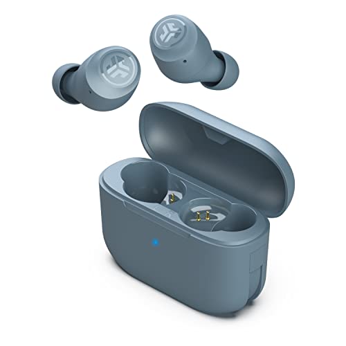 JLab Go Air Pop True Wireless Bluetooth Earbuds with Charging Case, Slate