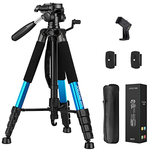 JOILCAN 74" Heavy Duty Camera Tripod for DSLR and Cell Phone Recording