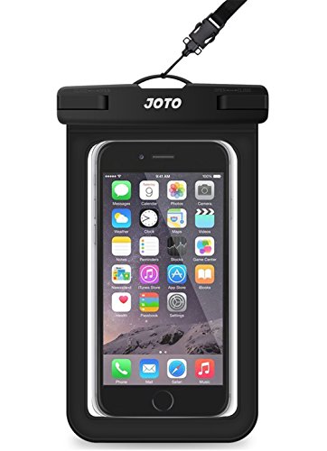 JOTO Waterproof Phone Pouch for iPhone 15 14 13 12 11 Pro Max & More - Black