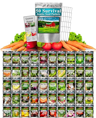 Jumbo Vegetable & Herb Seeds Survival Kit