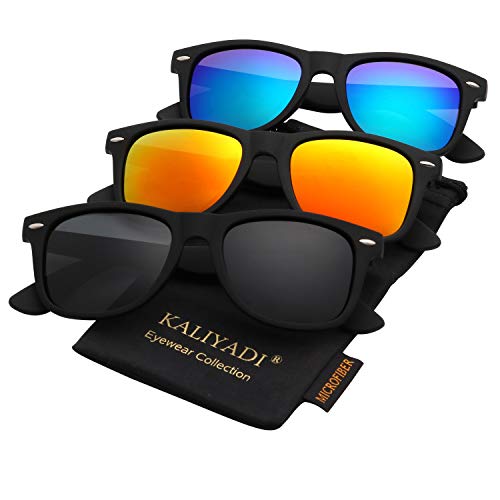 KALIYADI Unisex Sunglasses 3 Pack