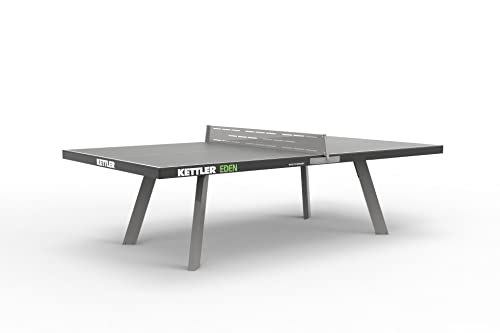 KETTLER Eden Outdoor Table Tennis Table - Galvanized Steel Legs