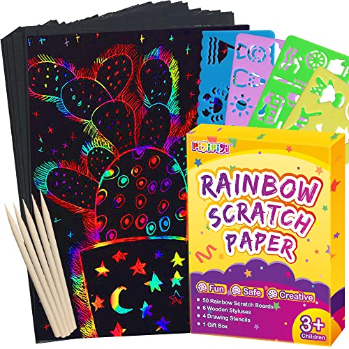 Kids Scratch Paper Art Kit