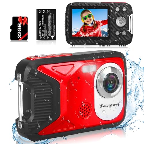 Kids Waterproof Digital Camera with 32GB Card