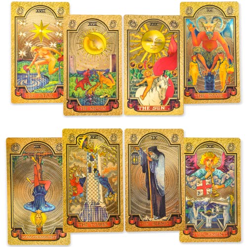 KIINO 78 Gold foil Tarot Cards
