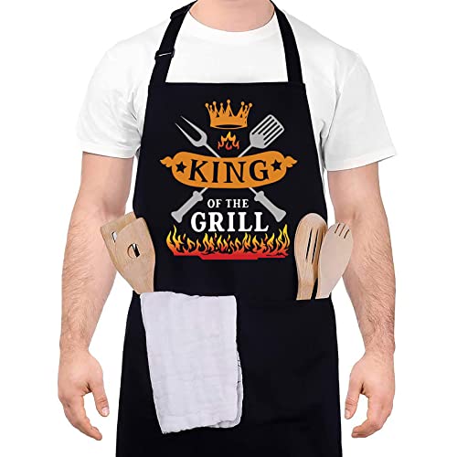 King Of The Grill Funny Apron