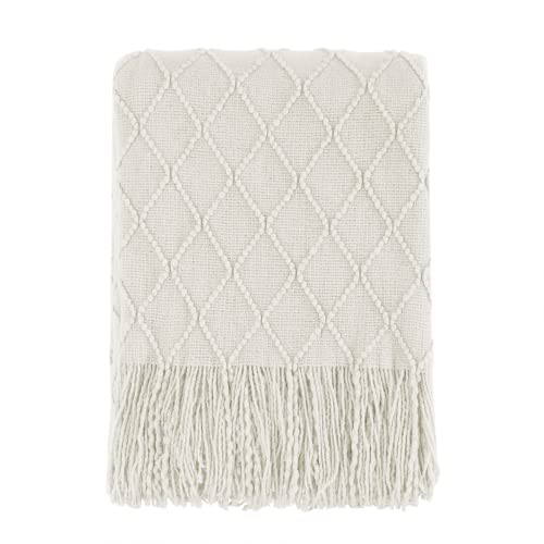 Knitted Throw Textured Solid Soft