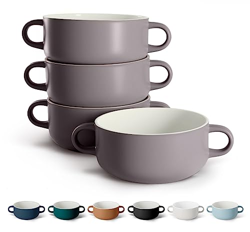 Kook Soup Crocks, Ceramic Bowls, Set of 4