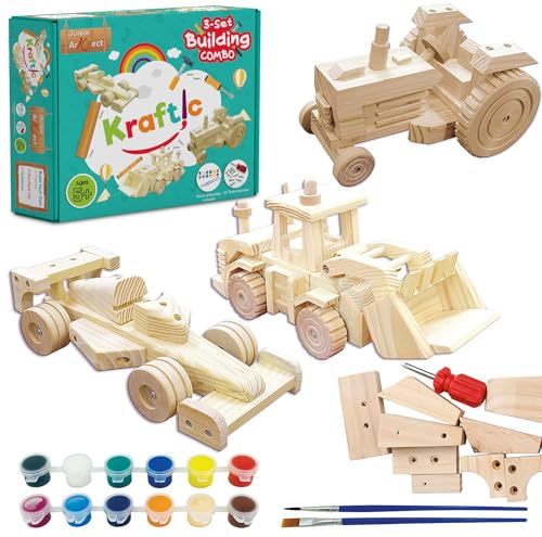 Kraftic Woodworking Kit for Kids