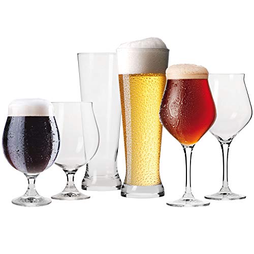 KROSNO Brewery Collection Beer Tasting Glass Set