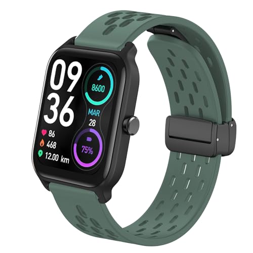 Lamshaw Silicone Sport Band for Smartwatch