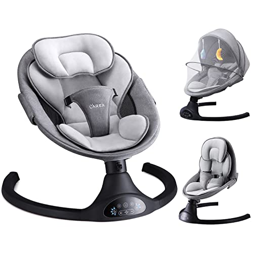 Larex Electric Baby Swing with Remote Control and Bluetooth