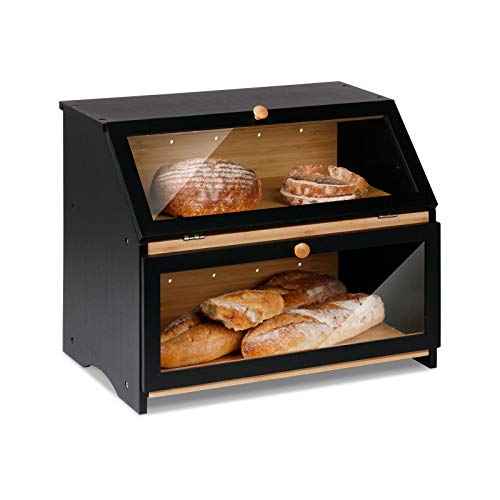 Large Bread Box for Kitchen Counter