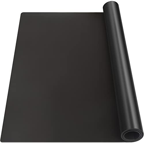 Large Multipurpose Heat Resistant Silicone Mat 36x24 inches - Black