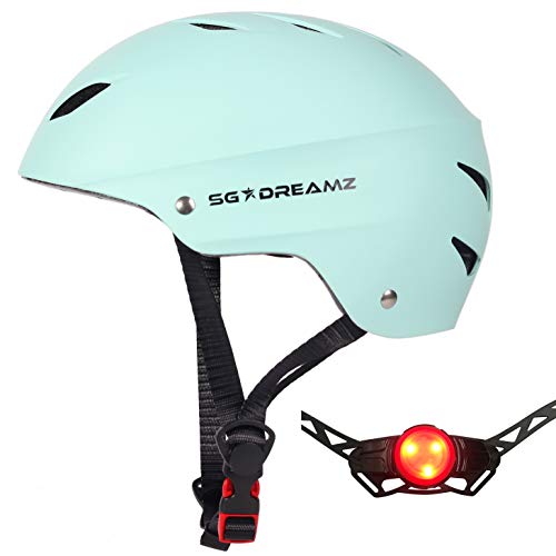 LED Commuter Bicycle Helmet - Adjustable for Men and Women - Certified Safety