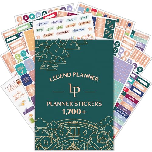 Legend Planner: 1,700+ Aesthetic, Inspirational Sticker Pack