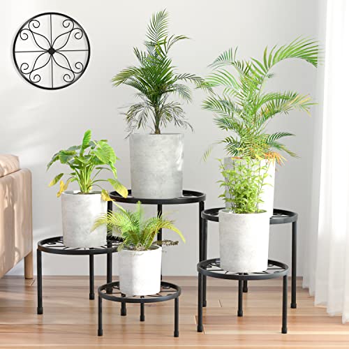 Linpla 5-Pack Metal Plant Stands