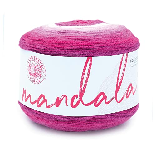 Lion Brand Mandala Yarn: Cupid Multicolor for Crocheting & Knitting