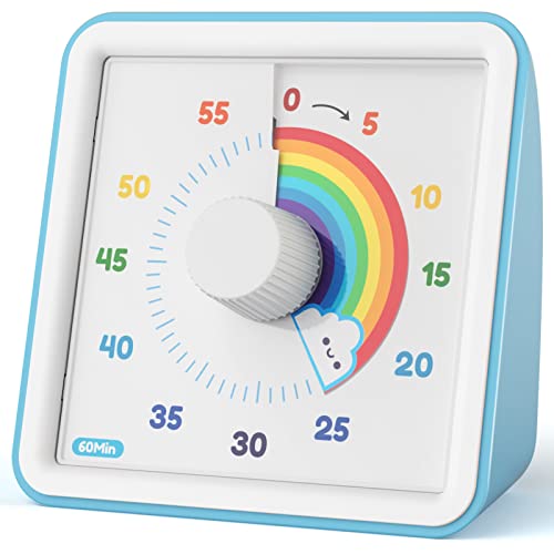 LIORQUE 60 Minute Visual Timer for Kids