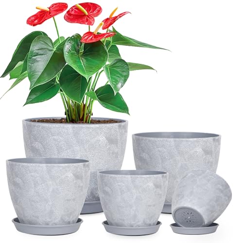 lokeisna Indoor Plant Pots Set