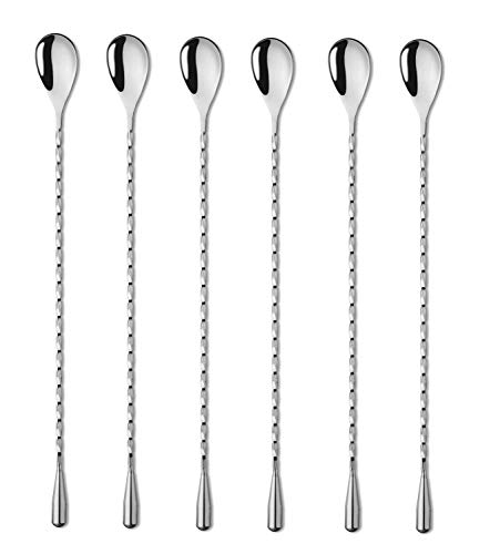 Long Stainless Steel Mixing Spoons