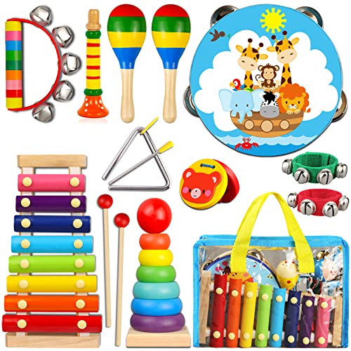 LOOIKOOS Toddler Musical Instruments Set