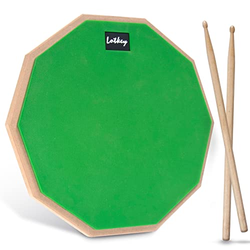 Lotkey 12' Drum Practice Pad Set