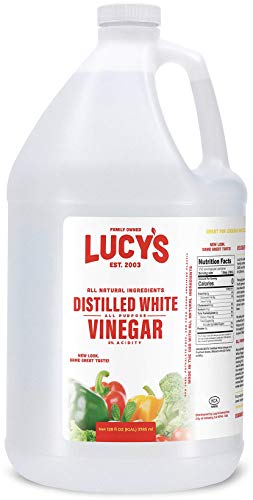 Lucy's Family Owned Natural Distilled White Vinegar - 1 Gallon 5% Acidity