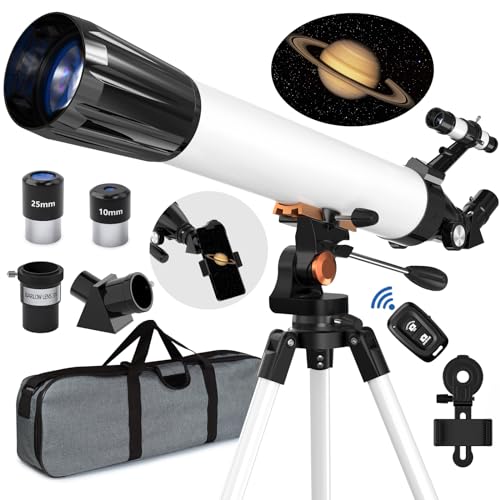 LUVONI 90mm Telescope for Adults & Kids