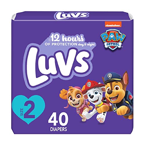 Luvs Diapers-Size 2, 40 Ct, Paw Patrol