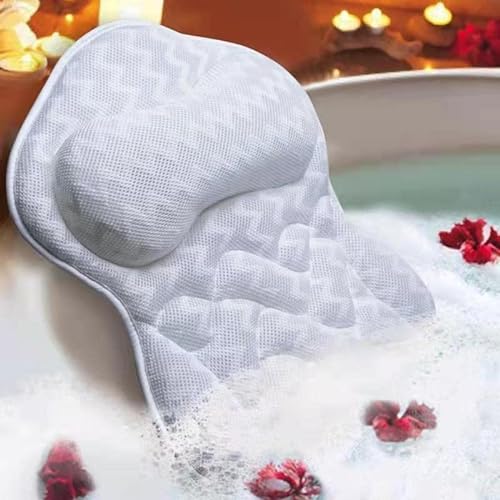 Luxurious Bath Pillow for Neck and Head Support