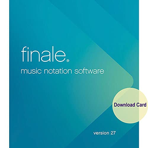 Makemusic Finale 27 Professional Music Notation Software (Download Card)