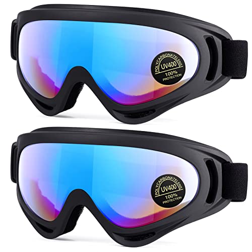 MAMBAOUT Snow Ski Goggles for Men, Women, Youth - 2-Pack