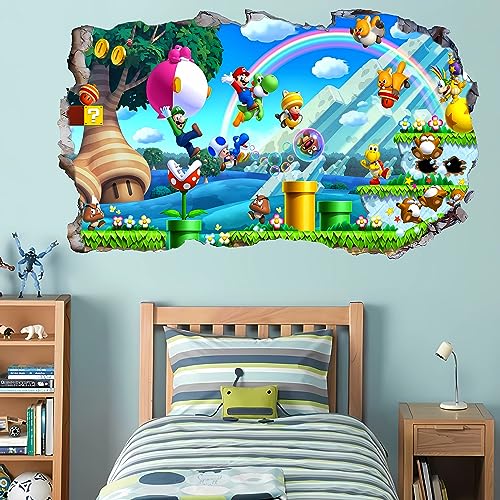 Mario Wall Decals for Boys' Room